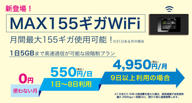 G-Call MAX155ギガWiFi