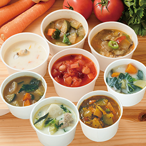 野菜たっぷり季節のスープ
<br>たんとスープ