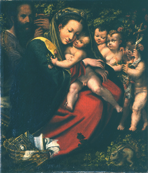 GCall 「パルマ展」[聖家族、幼い洗礼者、聖ヨハネとプットたち]