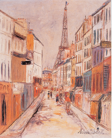 モーリス・ユトリロ、ヴェルサイユ通りとエッフェル塔、希少な額装用画集より 楽天市場】絵画 世界の名画 ヴェルサイユ大通りとエッフェル塔