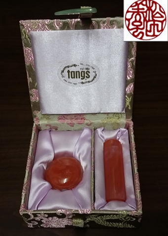 TANG'Sで天然石印鑑をオーダー♪ | ☆Hong Kong 美活日記☆