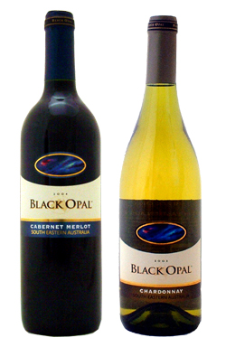 ブラックオパール入りの瓶