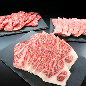 松阪牛焼き肉用豪華食べ比べセット赤身400ｇ特選カルビ500ｇ特選ロース500ｇ　　　