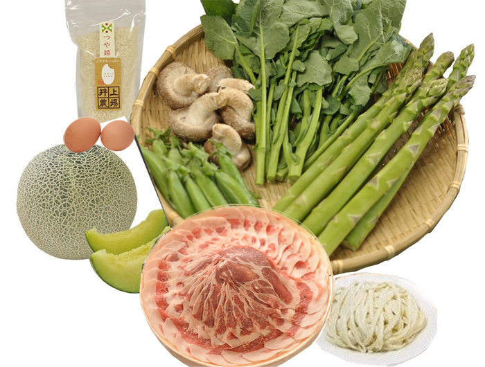 ふるさと納税 山形県 三川町 食の都庄内　庄内米＆野菜＆豚肉セット ふるさと納税 山形県 三川町 食の都庄内 特別栽培米雪若丸