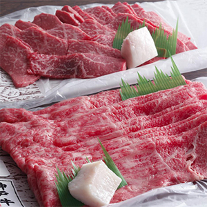 【4月発送】神戸牛赤身焼肉用500g赤身すき焼き用500g　　
