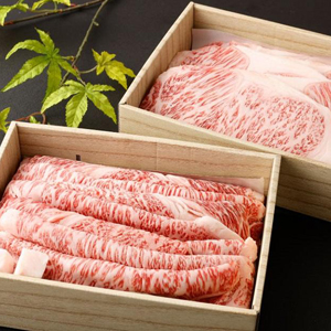 【京都　モリタ屋】京都肉サーロインステーキ（約1kg）京都肉ロースすき焼きセット（約1.3kg）