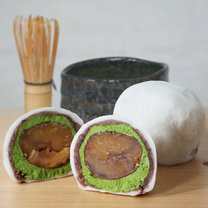 京都祇園・仁々木特製抹茶クリームと渋皮栗の福