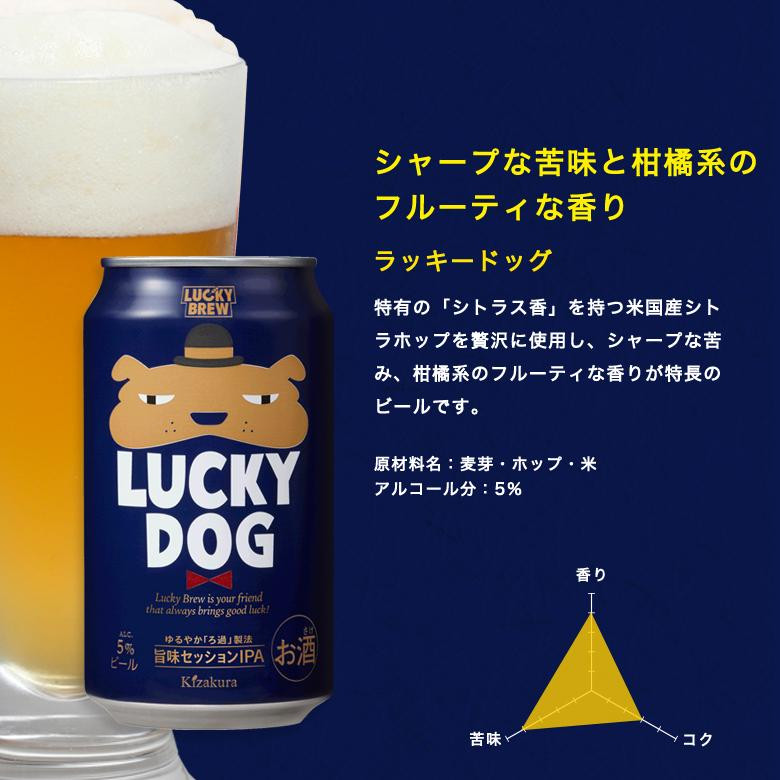 黄桜】クラフトビールラッキードッグ（350ml缶×24本） ｜ G-Call ふるさと納税