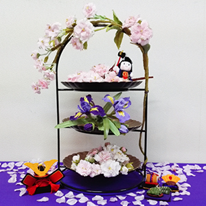日本限定モデル 端午の節句飾り 花飾り三段セット 桜 菖蒲 送料無料 オブジェ 立体物 Www Comisariatolosandes Com