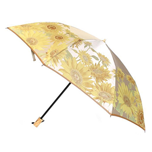 【晴雨兼用】 折りたたみ傘 向日葵