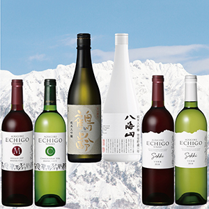 雪室貯蔵のワイン&日本酒セット