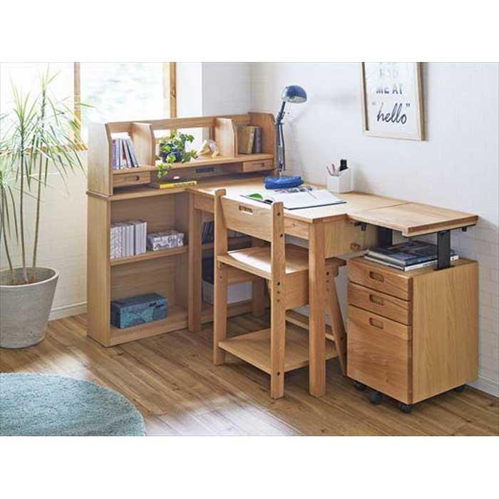 ヨコタウッドワーク勉強が楽しくなる学習机コンビ100 ホワイトオーク