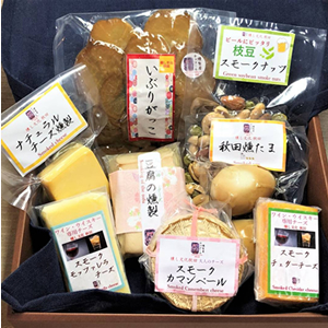 秋田のいぶりがっことチーズ多め8種