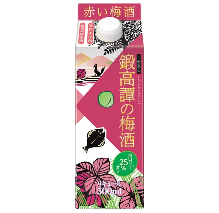 特別価格 しそ焼酎 鍛高譚 たんたかたん の梅酒 カロリーオフ 720ml fucoa.cl