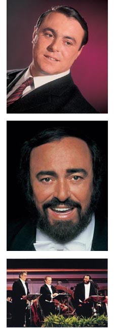 THREE TENORS (L.PAVAROTTI, J.CARRERAS & P.DOMINGO) / 3大