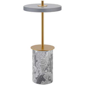 Grey marble brass