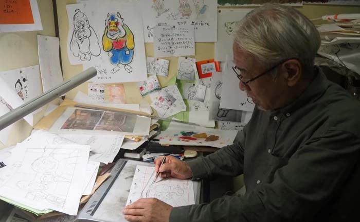 前田こうせい「笑」特製手すき和紙ポストカード4枚作者直筆サイン入り