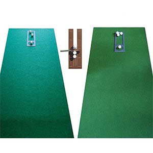 ゴルフ練習セット・標準SUPER-BENT＆最高速EXPERT（90cm）2枚組パターマット（パターマット工房 PROゴルフショップ製）