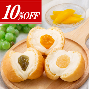 期間限定10%OFF
<br>八天堂 くりーむパン涼香詰合わせ
