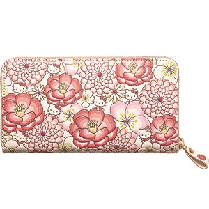 ハローキティ
<br>浅草文庫®長財布 花あそび